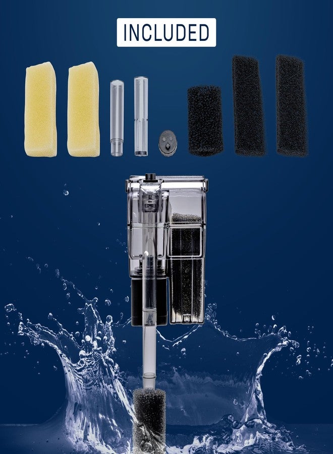 SubstrateSource Mighty Aquarium Hang On Back Filter - Aquarium HOB Filter - Adjustable Fish Tank Filter - Aquarium Filters - Nano Aquarium Filter - Fish Aquarium Filter - Hang On Back Aquarium Filter (1-3 Gallons) - Image 5